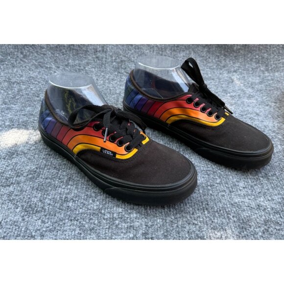 Vans Unisex Sneakers Size 6.5 Men / 8 Women black rainbow canvas Era Gradient St - Picture 1 of 16